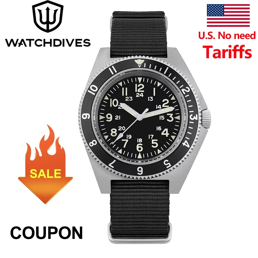 Rolex Watch Submariner - Watchdives WD1972 Orologio da uomo VH31