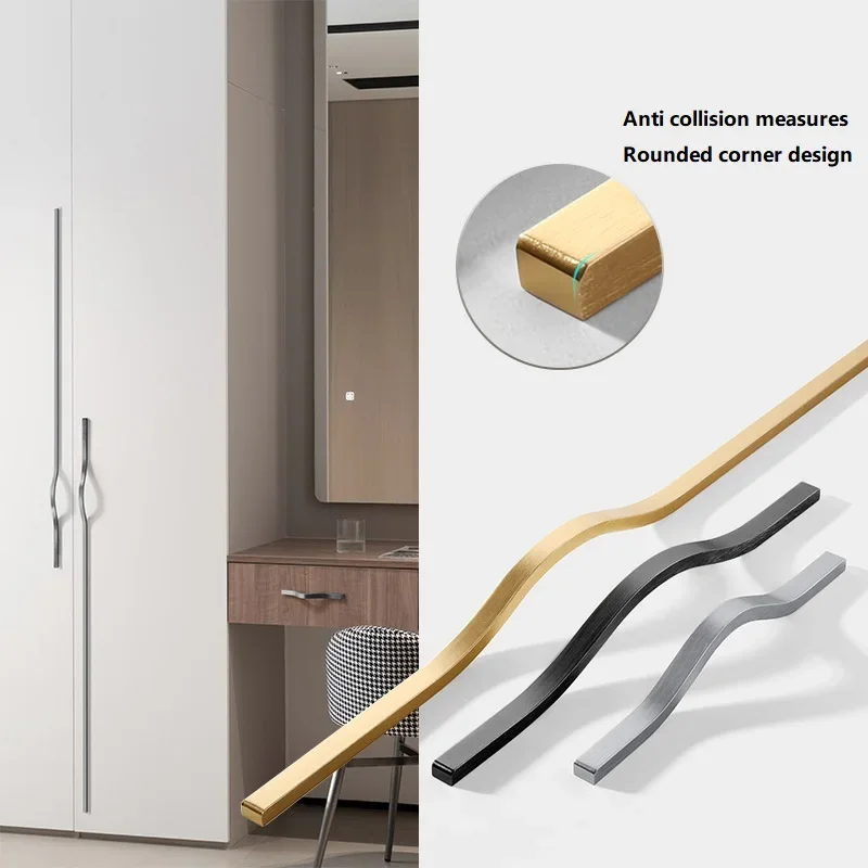 Maniglie per mobili in oro spa - Curved Spring Bar recensione e prezzo