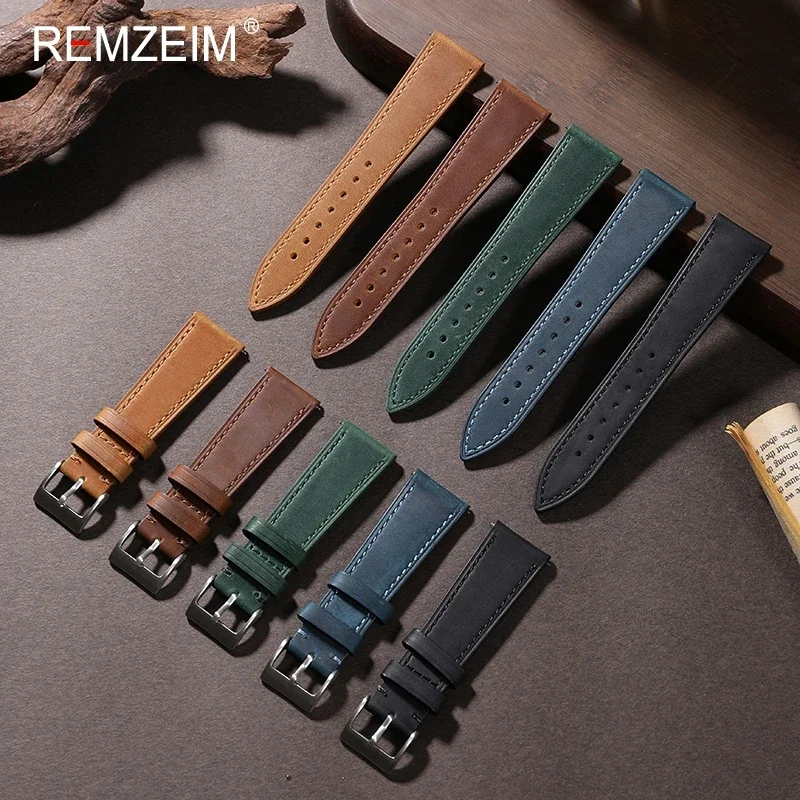 Crazy Horse orologio in pelle  - Suede Strap Watch recensione e prezzo