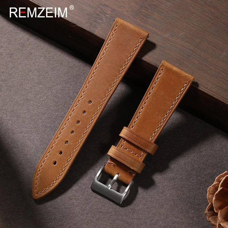 Crazy Horse orologio in pelle  - Suede Strap Watch recensione e prezzo